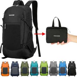 Outdoor Bags 18L portable foldable backpack foldable mountain bag ultra light outdoor climbing bicycle travel backpack hiking travel backpack Q240521