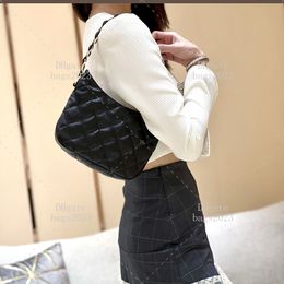 20A Mirror quality Lambskin lady Shoulder Bag 24 CM soft Diamond Lattice Fabric designer Hobo Bag Popular styles Underarm bag With box LC459