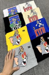 Kith Tom and Jerry Tee man women casual tshirt short sleeves SESAME STREET L fashion clothes tees outwear tee tops quality4629118