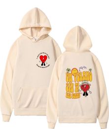 Men Hoodies Hip Hop Bad Bunny UN VERANO SIN TI Print Harajuku Fleece Pullover Male Sweatshirt Women Hoody clothing Tops 2208192935945