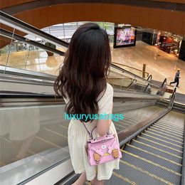 Leather Handbag Ky Dole Bags Racechoice Smiling Face Bag Cute Mini Crossbody Bag Phone Bag Small and High End Mosaic Bagwith logo HBTF