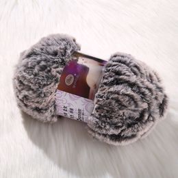 50G/Ball Faux Fur Fluffy Mink Wool Yarn Cashmere Hand Knitting Long Plush Suede Thread for DIY Cardigan Shawl Scarf Hat Material