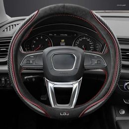 Steering Wheel Covers Car Carbon Fiber Cover 38cm For E38 E39 E46 X3 X5 Z3 Z4 1/3/5/7 Series Auto Interior Accessories Styling