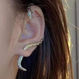 Designer earrings, female snake, retro creative couple design, earrings, earrings, wrapped ear loops.