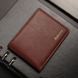 Wallets High Quality Men Insert Foldable Wallet Picture Coin Ultra-thin Business Currency Letter Of Credit