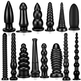 Other Health Beauty Items Anal Butt Plug Giant False Penis Beads Game Male Anus Stimulating Female G-spot Products Q240521