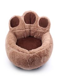 New Fashion Cute Dog Bed Warming Dog House Cats Puppy Winter Soft Nest Short Plush Sofa Cushion House Pet Products6389073