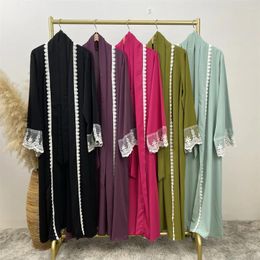 Ethnic Clothing Ramadan Fashion Abaya Dubai Luxury Kimono Muslim Caftan Marocain Modest Robe Kaftans For Women Cardigan Turkey Islam