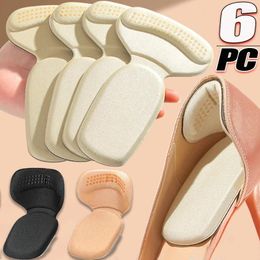 Women Socks T Shape Sponge Heel Stickers Shoe Cushion Protector For Shoes High Heels Inserts Pads Adjuster Half Insoles