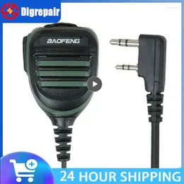 Microphones Durable Speaker Microphone For Baofeng 888S 5R UV82 8D 5RE 5RA Mic Headset Two Way Radio Handheld Walkie Talkie