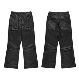 2024ss Casual Pants Pocket Men Trousers Streetwear Clothing Black