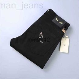 Mens Jeans Designer Elasticity Jean Hombre Trousers Men and Women Fashion Brand Luxury Pants Denim Pant Trend Brand Motorcycle Pantsa00r