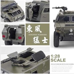 Diecast Model Cars 1 24 Military Refit Armored Car Alloy Diecasts Toy Off-road Vehicles Tank Model Metal Police Explosion Proof Car Model Kids Gift
