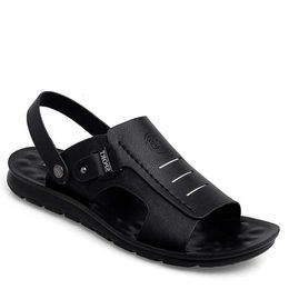 Fashion Summer Leather Non-slip Breathable Mens Casual Beach Sandals Driv f9e