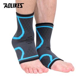 AOLIKES 1 Pair Support Protector Compression Ankle Brace Comfort Anti Sprain Basketball Football Foot Sport Safety L2405