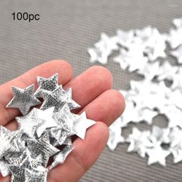 Christmas Decorations In 100PCS Gold Silver Cloth Star Confetti 2cm Living Room Decor Navidad Ornament Xmas Party DIY Crafts Accessories