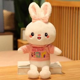 Plush Dolls 45cm Cartoon Cute Rabbit Cosplay Dress Up Plush Toys Stuffed Lovely Animals Doll Soft Baby Pillow for Kids Girls Birthday Gift H240521 F1RH