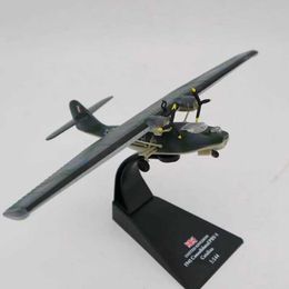 Aircraft Modle 1/144 WW2 UK RAF Classic consolidated PBY 5 catalina Aircraft Fighter Canso amphibious plane diecast vehicle model toy military Y240522