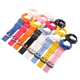 Matte Silicone Case+Strap For G Shock BABY-G BA-110/112/111/120 Sports Strap For Casio Men Women Band Bracelet with Tools