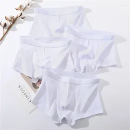 Underpants Mens Underwears Cotton Boxers Shorts White U Pouch Sexy Underwear Panties Men Plus Size Boxer Male Youth Black 5XL