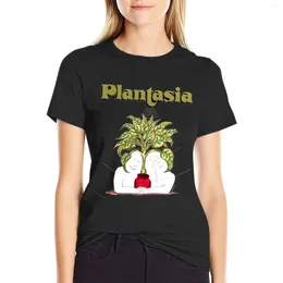 Women's Polos Mort Garson - Plantasia T-Shirt Graphic T Shirts Summer Top Oversized Workout For Women