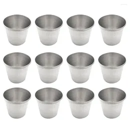 Wine Glasses Stainless S Steel Cups Metal Glass Cup Drinking For Bulk Party Pint Tall Tumbler Kids Sauce Ramekin