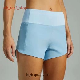 Lululemo Speed U Up High Rise Lined Short Waist Sports Shorts Women S Set Quick Drying Loose Running Clothes Back Zipper Pocket 5782