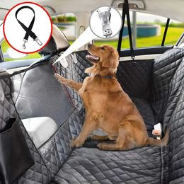Dog Car Seat Covers car seat cover cushion waterproof pet transport puppy carrier rear protection small dog hanger H240522