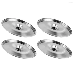 Mugs Stainless Steel Cover Universal Oil Pot Lid Household Lids Seasoning Cooker Replacement Covers Metal Cooking