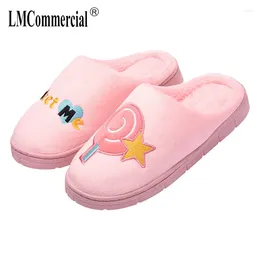 Slippers Cute Animal Slipper For Women Girls Fashion Kawaii Fluffy Winter Warm Woman Cartoon House Funny Shoes Non-slip