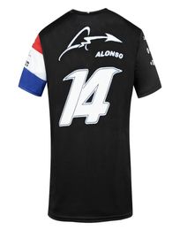 shorts New Alpine F1 Team Motorsport Alonso Racing Car Fans Tshirt Blue Black Breathable Jersey Short Sleeve Shirt Clothing9171468