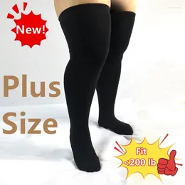 Women Socks Thigh High Plus Size Stockings Oversized Knee Sock Big