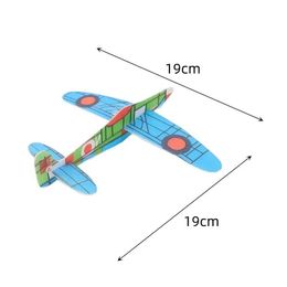 Aircraft Modle 1 mini airplane toy children DIY hand glider plane foam airplane model party game outdoor toy children baby gift S5452138