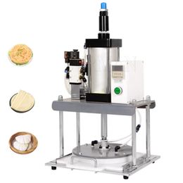 Commercial Pressure Pneumatic Pizza Dough Press Machine Automatic Cake Egg Pancake Flattening Equipment