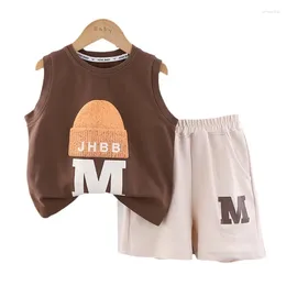 Clothing Sets Summer Fashion Baby Girls Clothes Children Boys Vest Shorts 2Pcs/Sets Toddler Casual Costume Infant Outfits Kids Tracksuits
