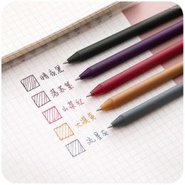 Retro Gel Pen Students Writing Cute Japanese Style Office Supplies