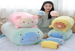 Cute Monster Memory Fleece Fabric Pillow car pillow Cushion cover 100 Cotton Cushion Super soft Pillow Case Bedding Supplies Home9107816