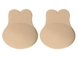 Rabbit ears Chest Patch anti leakage Sticky Bra Push Up Lift Nipple Covers Adhesive Strapless Invisible Backless Bras Plunge Reusa7273633