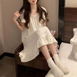 Casual Dresses Daily Wear Knee Length Pure Color Women Summer Dress Female Clothes