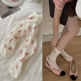 Women Socks Thin Low Tube Fashion Lolita Cute Summer JK Short Stockings Aesthetic Girls