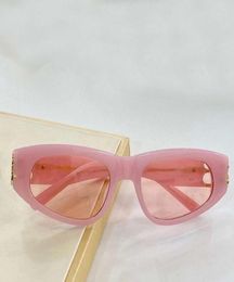 Pink GoldPink Oval Sunglasses 0095 Sun Glasses Women Sunglasses Gafas de sol new with case4263897
