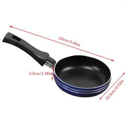 Pans Pot Saucepan Comfortable Easy-grip Handle For Cookware Sturdy Frying Pan Healthy Mini Non-Stick Stainless Steel