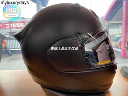 高強度保護アライオートバイヘルメット排他的なショップトップグレード通気性日本語版アストロ-GXマットブラックヘルメット1to1リアルロゴ