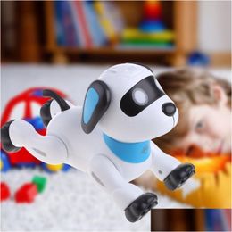 Other Toys Remote Control Dog Rc Robotic Stunt Puppy Dancing Programmable Smart Toy With Sound Interactive Creative And Cool Appearanc Otmaq