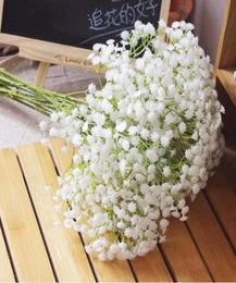 33cm1299quot Length Artificial Flowers Simulation Starry Gypsophila Babysbreath Bush Home Decoration Wedding Flower6427895