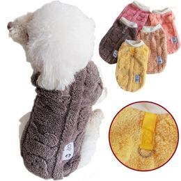 Dog Apparel Fleece Vest For Small And Medium Dogs Chihuahua Jacket Pug Outfits Clothes Shih Tzu Poodle Autumn Winter