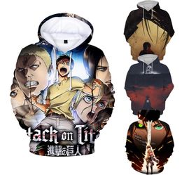 Attack on Titan Hoodie Men Hoodies 3D Realistic Sweatshirt Fancy Anime Girl Sweater Hooded Pullover Chic Jumper Outwear Family Gif5459851