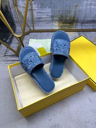 Luxury Designers Sandals Slide Brand Women Ladies Hollow new Colour Platform Slippers Women's Slide Sandals 0517