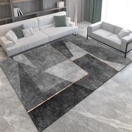 Carpets VIKAMA 3D Light Luxury Style Carpet Floor Mat Bedroom Bed Full Home Living Room Decoration Sofa Blanket