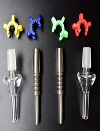 NC Quartz Tip Titanium Tip 10mm 14mm 18mm Quartz Nail Titanium Nail For Nector Collector kit8817732